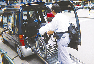 Donation of wheelchair-capable vehicle