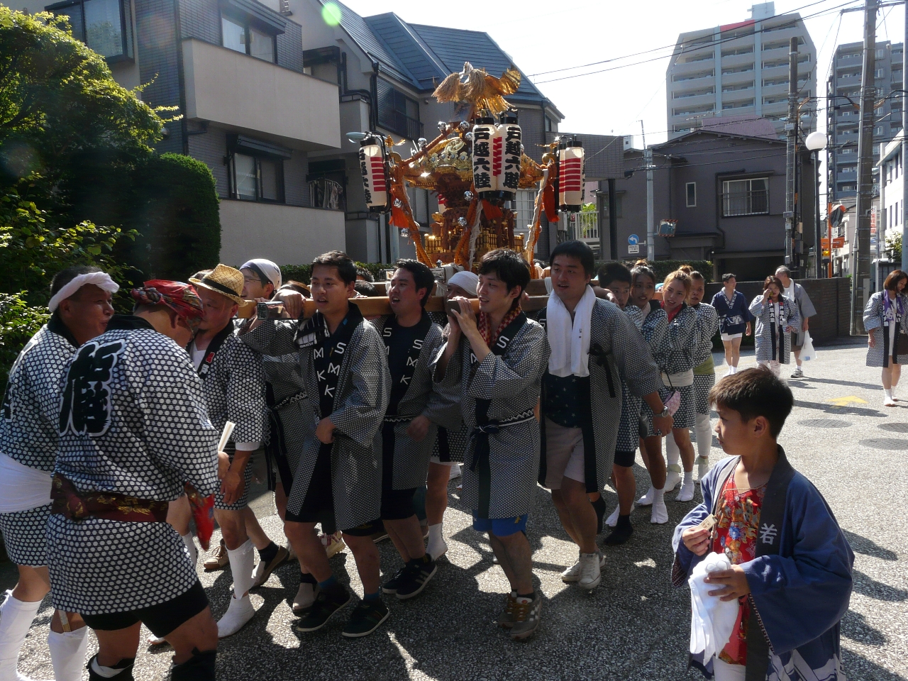 地元のお祭りへの参加